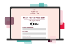 Direct Debit Online Fleurflowers MONITOR Withbranding
